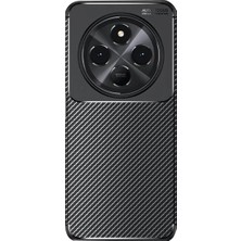 TeknoKapsül Redmi 14C Kılıf Auto Focus Karbon Kapak - Siyah