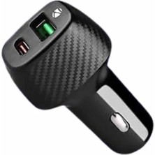 TeknoKapsül 38W USB Type-C Girişli Oto Çakmaklık Araç Içi Hızlı Şarj Çakmaklık Şarj Aleti