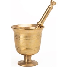 PremiumPort Bakır ve Pirinç Döküm Havan, El Yapımı, Şık ve Dayanıklı Tasarım