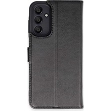 Herşey Trend Herşeytrend Samsung Galaxy M15 Kılıf Trend S Plus Kapaklı Kılıf - Siyah