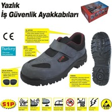 TeknoKapsül 414 Yazlik S1 40 No Çelik Blu Ayakkabı