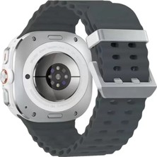 TeknoKapsül Watch 7 KR417 Rug Silikon Kordon - Koyu Gri