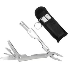 TeknoKapsül SN-20925 Çok Fonksiyonlu Pense - Fener - Çakı Seti