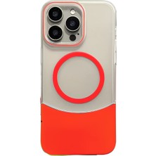 TeknoKapsül Iphone 16 Velar Magsafe Kapak - Kırmızı