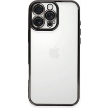 Herşey Trend Herşeytrend Apple Iphone 16 Pro Max Kılıf Razer Lensli Silikon - Siyah