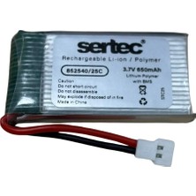 TeknoKapsül Sertec / 852540 / 3.7V - 650MAH - 20C Beyaz Soket