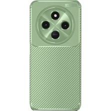 TeknoKapsül Redmi 14C Kılıf Auto Focus Karbon Kapak - Su Yeşili