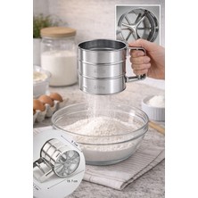 PremiumPort Paslanmaz Çelik Un Eleği, Dayanıklı ve Pratik Mutfak Gereciği