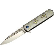 TeknoKapsül Chongming CM83 Çakı Butterfly 20 cm Manuel, Kemerlikli