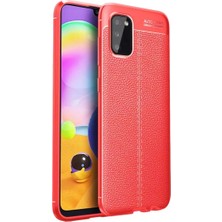 TeknoKapsül Galaxy A02S Kılıf Auto Focus Kapak - Kırmızı