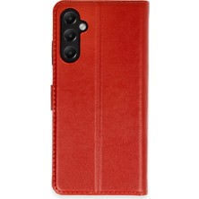 Herşey Trend Herşeytrend Samsung Galaxy A05S Kılıf Trend S Plus Kapaklı Kılıf - Kırmızı