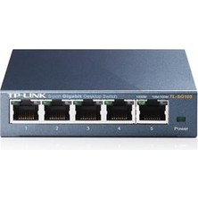 TeknoKapsül Tp-Link TL-SG105 5 Port Gigabit Metal Kasa Switch