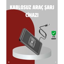 TeknoKapsül Hızlı Kablosuz Araç Şarj – Manyetik Pad, Aşırı Isınma Korumalı