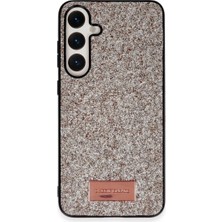 TeknoKapsül Onegif Galaxy A25 5g Bright Simli Kapak - Gold