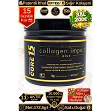 Dr. Sammy's Kolajen 10.000 Mg Tip 1-3 %100 Saf Patentli Hidrolize Sığır Kolajeni, 150MG Hyaluronik Asit, 500 Mg Vitamin C, 200 Mg Glutatyon, 25MG Resveratrol, 100 Mg Elastin, Core 15 Diyet Takviyesi
