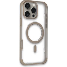 TeknoKapsül Iphone 16 Hilton Magsafe Kapak - Gold