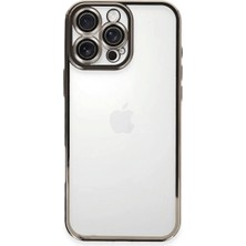 Herşey Trend Herşeytrend Apple Iphone 16 Pro Max Kılıf Razer Lensli Silikon - Titanyum Gri