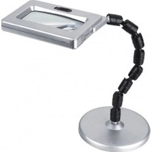 TeknoKapsül Masa Üstü Akrobat 2.5X100X50.80X20 Mercekli Işıklı Büyüteç