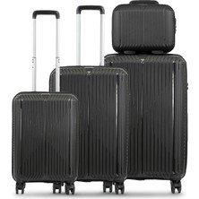 Ground Sirius 4'lü Valiz Seti Siyah - 10728