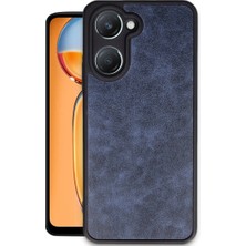 Herşey Trend Herşeytrend Vivo Y18 Kılıf Aras Deri Kapak - Lacivert