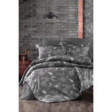 First Choice Carmina %100 Pamuk 200 Tc (80 Tel) Baskılı Saten Çift Kişilik Nevresim Takımı