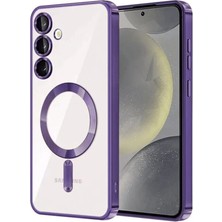 TeknoKapsül Galaxy S23 Kılıf Kross Magneticsafe Kapak - Mor