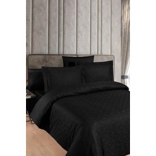 First Choice Lamone %100 Pamuk 200 Tc (80 Tel) Jakarlı Saten Çift Kişilik Nevresim Takımı