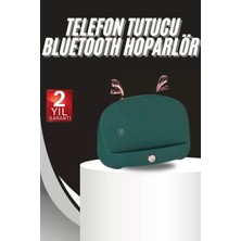 TeknoKapsül Bluetooth Hoparlör Uzun Pil Ömrü Yüksek Ses Kaliteli Kablosuz Telefon Tutma