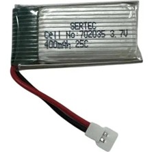TeknoKapsül Sertec / 702035 / 3.7V - 400MAH - 25C Beyaz Soket