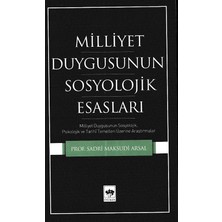 TeknoKapsül Millet Duygusunun Sosyolojik Esasları