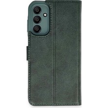 Herşey Trend Herşeytrend Samsung Galaxy A15 4g Kılıf Trend S Plus Kapaklı Kılıf - Yeşil