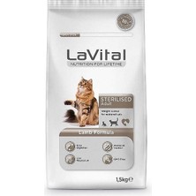 Lavital (Sterilised) Kısırlaştırılmış  Yetişkin Kedi Maması  Kuzu Etli 1 kg