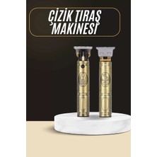 TeknoKapsül Tıraş Makinesi Şarjlı Çizik Tıraş Paslanmaz Çelik Bıçaklı 4 Taraklı