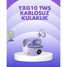 TeknoKapsül YXG10 Kablosuz Kulaklık – Bluetooth 5.4, Dokunmatik, LED Ekranlı Şarj Kutusu