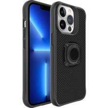 The Gencoo iPhone 13 Pro Max Kılıf Tgco Timo Kapak-Siyah