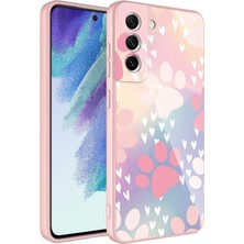 The Gencoo Galaxy S21 Fe Kılıf Kamera Korumalı Desenli Sert Silikon Tgco Epoksi Kapak-No4