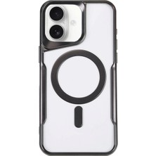Herşey Trend Herşeytrend Apple Iphone 16 Plus Kılıf Boyi Magsafe Silikon Kapak - Siyah
