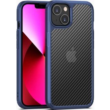 The Gencoo iPhone 13 Mini Kılıf Tgco Inoks Kapak-Mavi