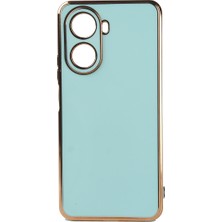 The Gencoo Huawei Nova 10 Se Kılıf Tgco Bark Kapak-Mavi Açık