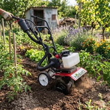 Balatlı Benzinli Hava Filtreli Mini Çapa Makinesi 52CC - 2.2hp