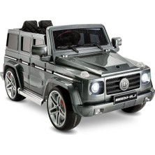 TeknoKapsül 439 Akülü Uzaktan Kumandalı Jeep Metalik Füme