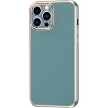 The Gencoo iPhone 13 Pro Max Kılıf Tgco Bark Kapak-Petrol Yeşil