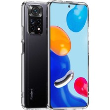 The Gencoo Xiaomi Redmi Note 11 Global Kılıf Tgco Kamera Korumalı Süper Silikon Kapak-Renksiz