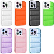 The Gencoo iPhone 12 Pro Max Kılıf Kamera Korumalı Airbagli Renkli Tgco Seksek Kapak-Gümüş