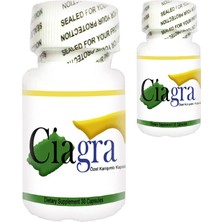Ciagra 2 Adet Soğuk Erkekler Için Özel Cinselgüçistekartırıcıdesteği 30 Kapsül