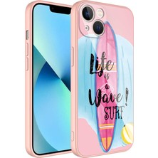 The Gencoo iPhone 13 Kılıf Kamera Korumalı Desenli Sert Silikon Tgco Epoksi KAPAK-NO10