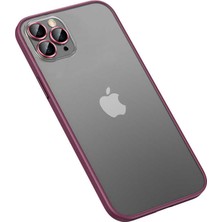 The Gencoo iPhone 13 Pro Max Kılıf Tgco Retro Kapak-Koyu Mor