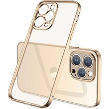The Gencoo iPhone 12 Pro Kılıf Tgco Mat Gbox Kapak-Gold