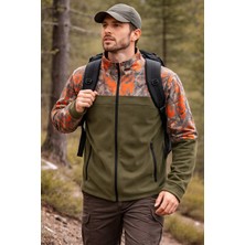 Özpak Avcı Polar Ceket Desenli Outdoor Ceket