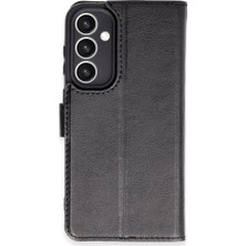 Herşey Trend Herşeytrend Samsung Galaxy S23 Fe Kılıf Trend S Plus Kapaklı Kılıf - Siyah